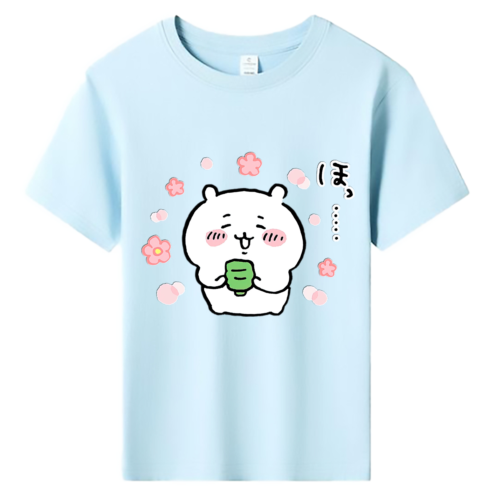 （画像用） ちいかわ ちいかわ Chii-kawa chiikawa 綿100％キッズTシャツ（フロントプリント）